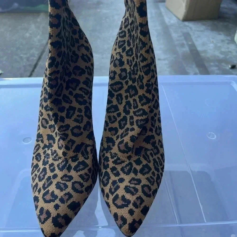 💗 Mia Cheetah Print Booties - 7M